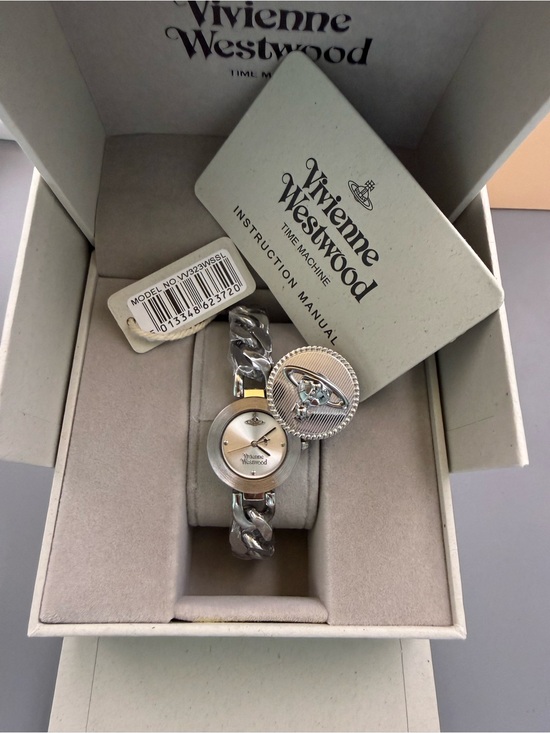 Vivienne Westwood Silver Chain-Link Orb Charm Women\'s Watch main image 6